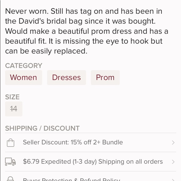 Dress - Picture 5 of 5